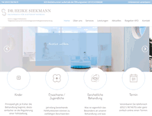 Tablet Screenshot of kfo-siekmann.de